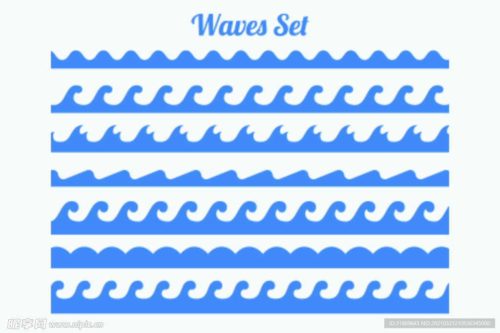 海浪 波浪 波纹