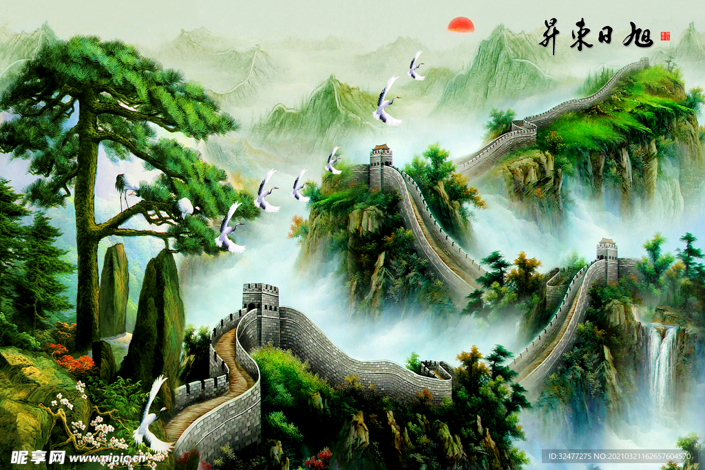 装饰壁画图片