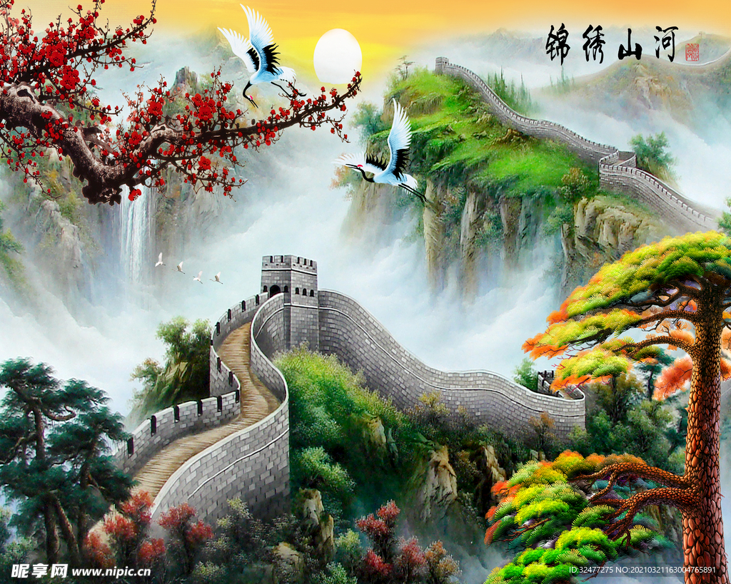 装饰壁画图片