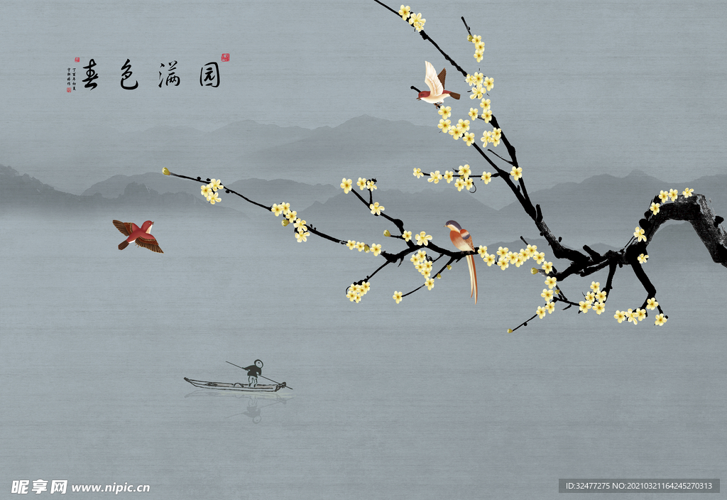 装饰壁画图片