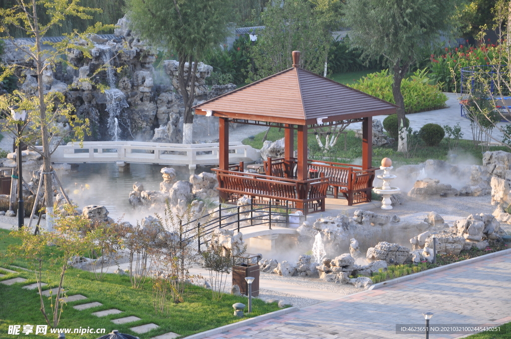 北京某庭院园林景观