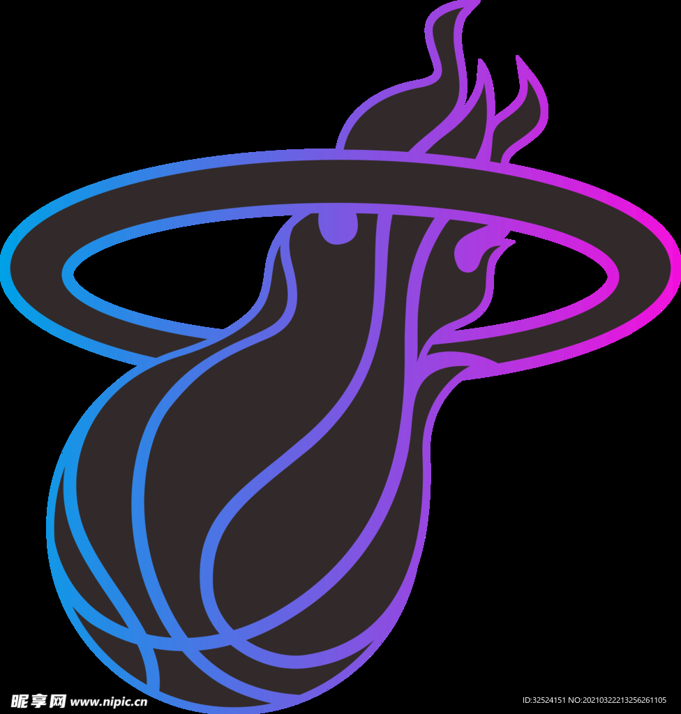 热火队logo