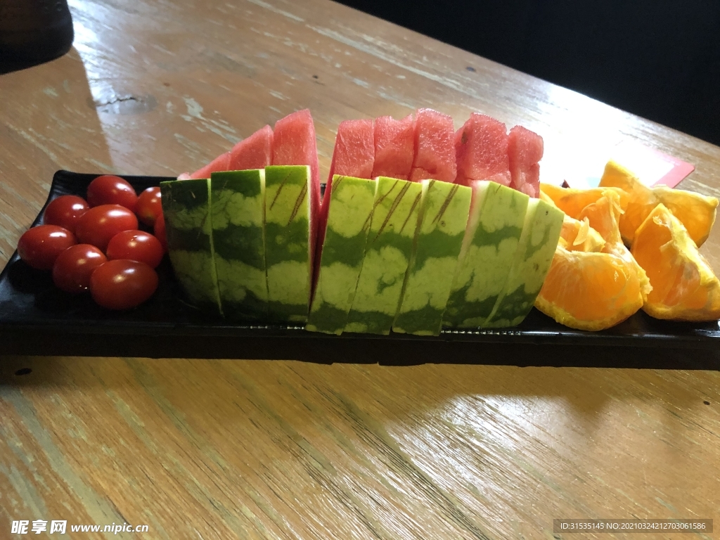 好吃的水果拼盘