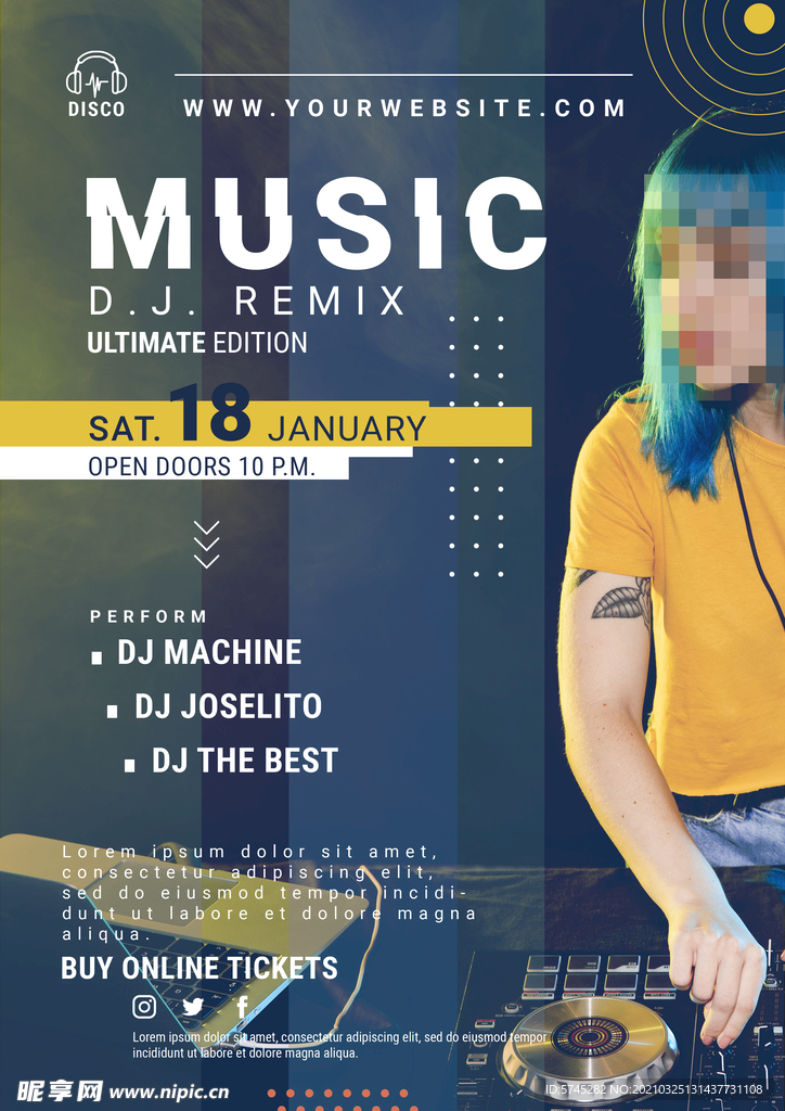 music Dj 音乐海报