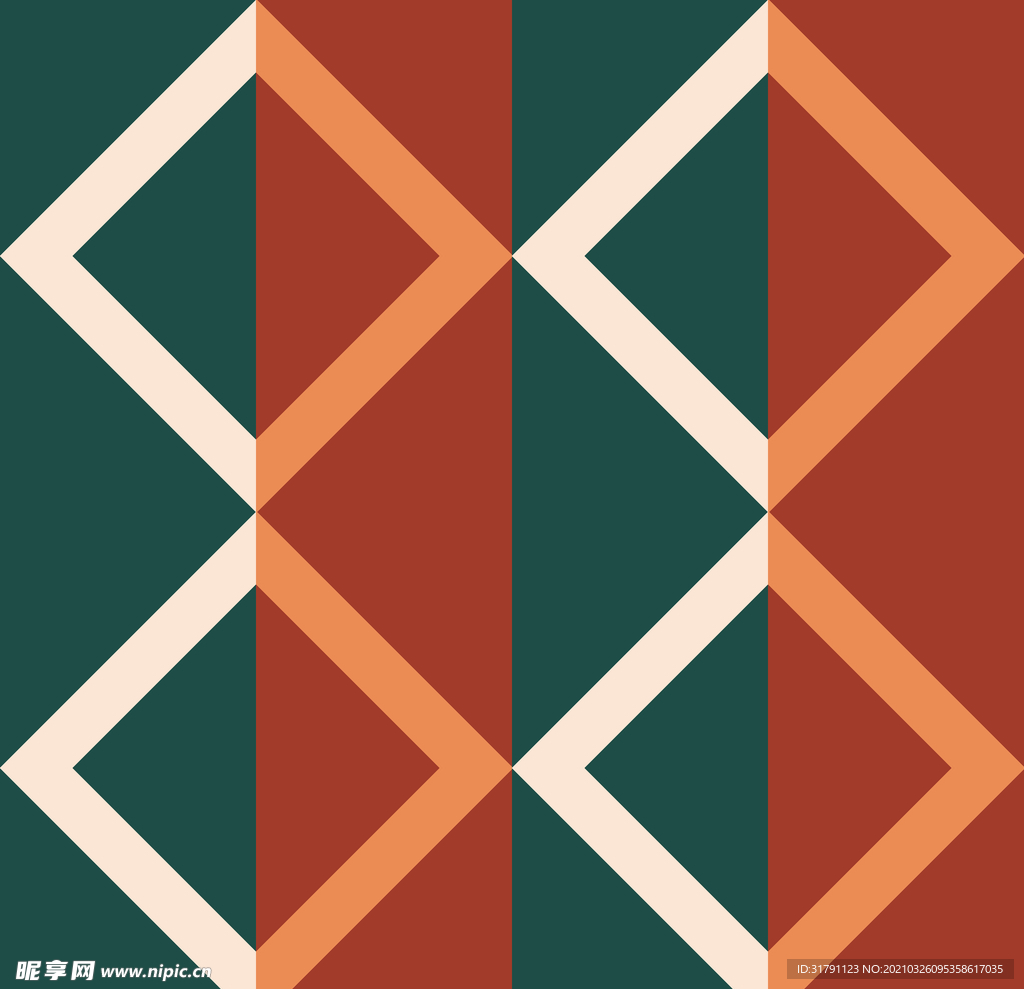 无缝几何图案