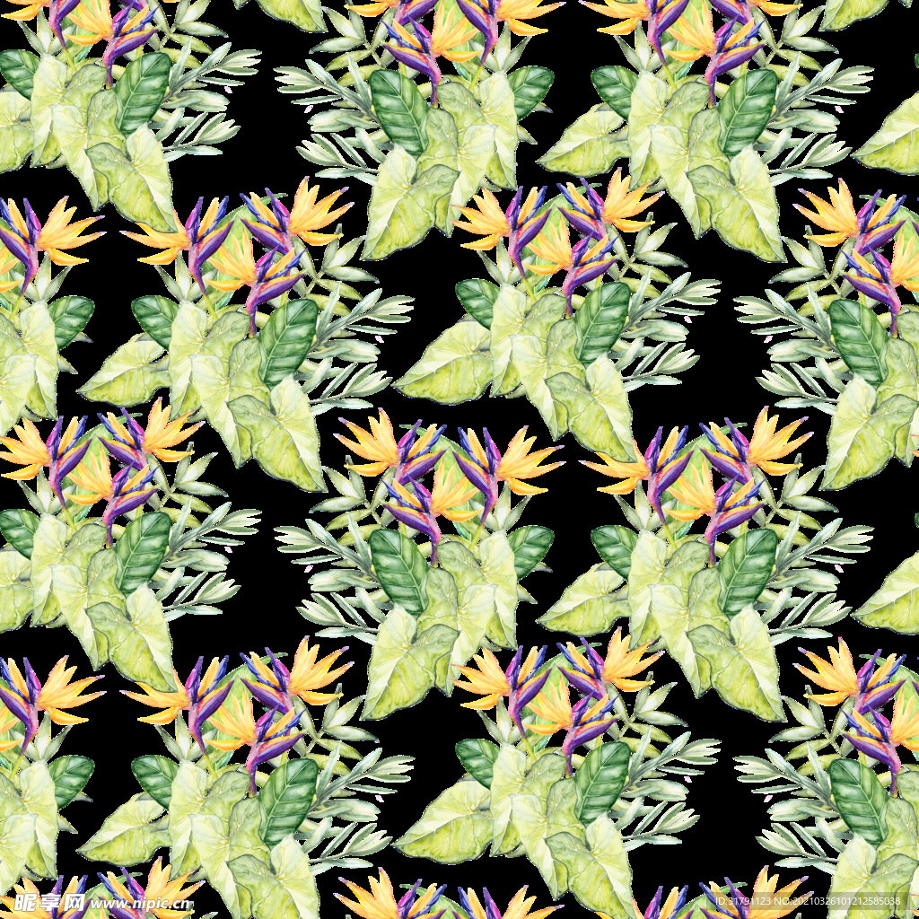 水彩花卉背景