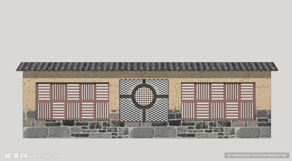 乡村围墙