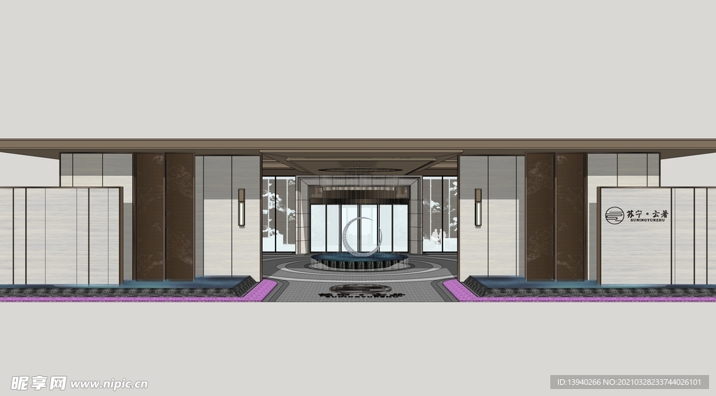 新中式社区大门