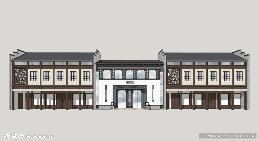 新中式商业建筑