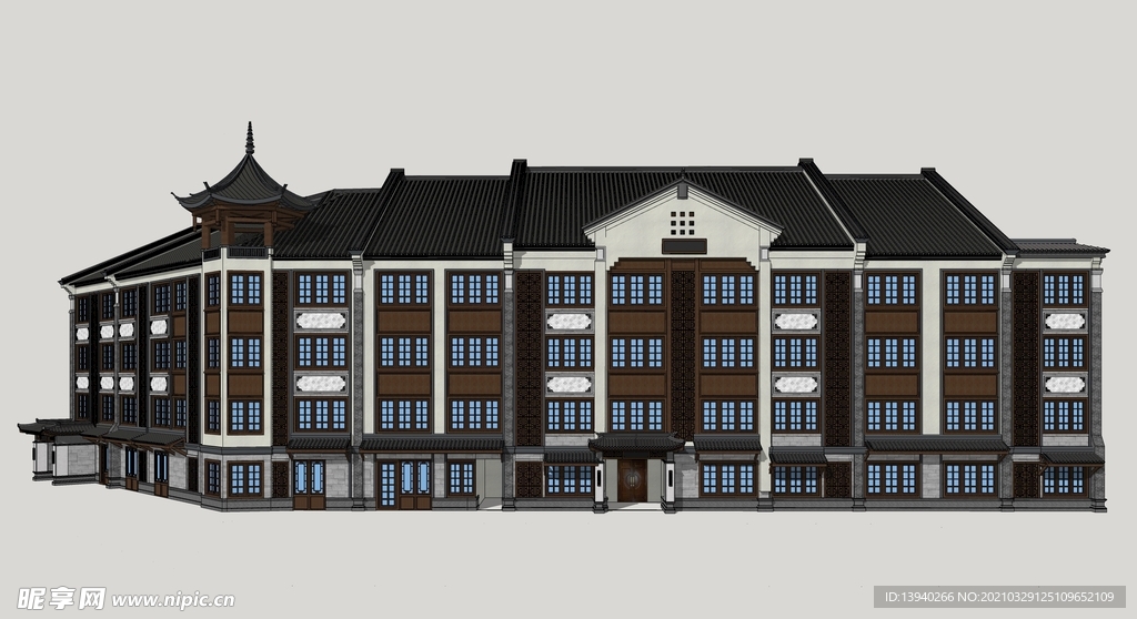 新中式商业建筑
