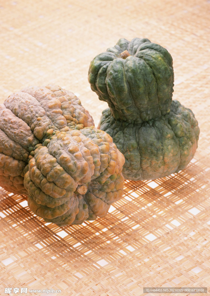 麻布上的南瓜