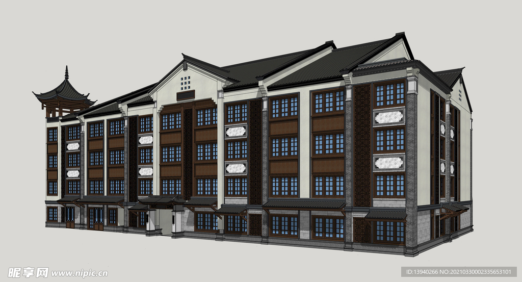 新中式商业建筑