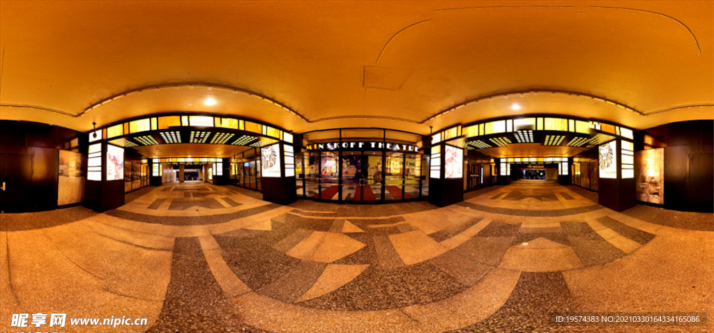 曼哈顿之夜夜景HDRI贴图