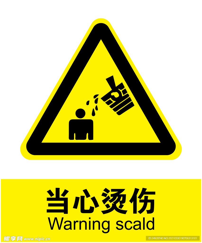 当心烫伤