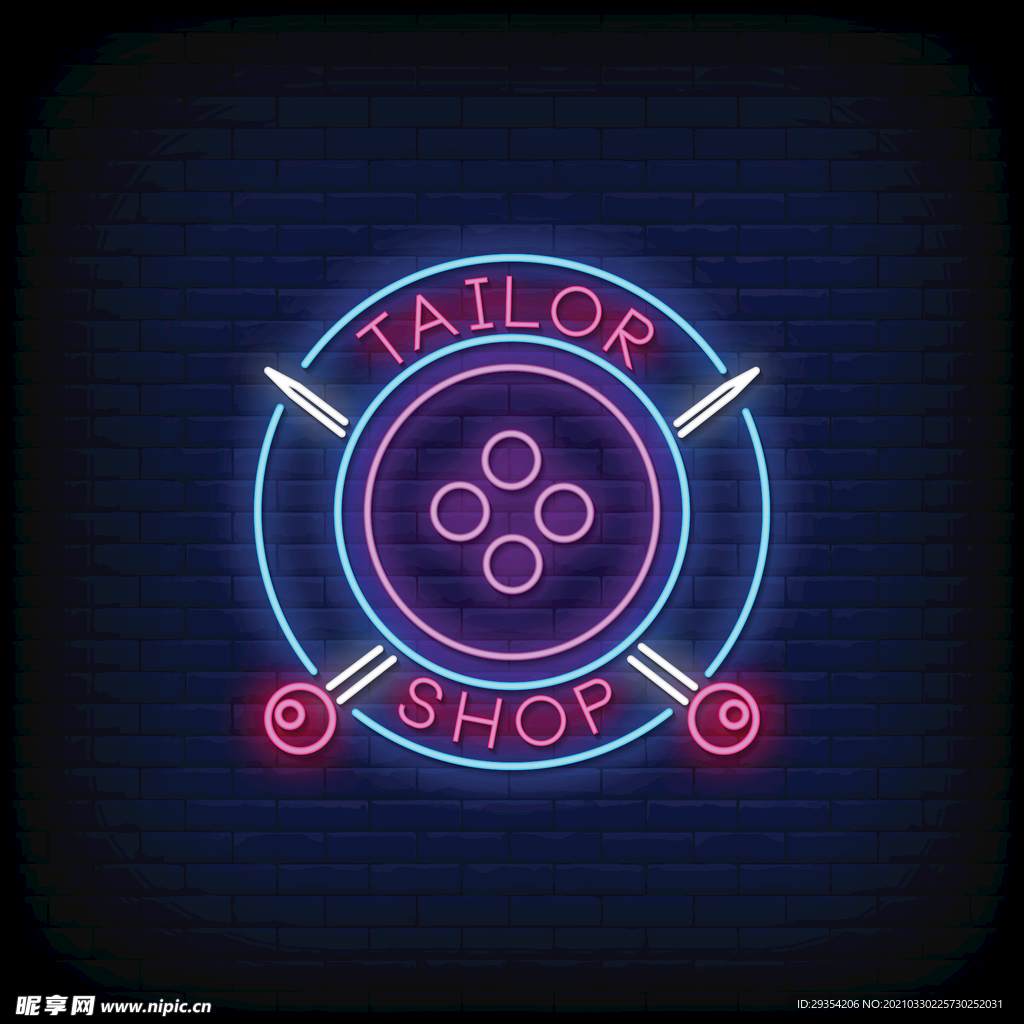 商业娱乐霓虹灯LOGO图片