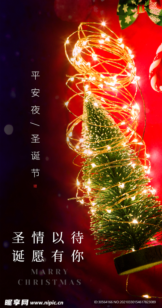 圣诞节节日活动宣传海报素材