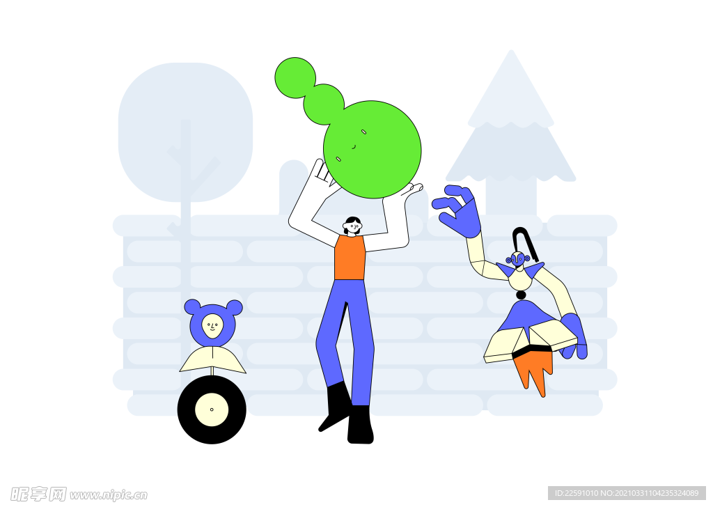 插画人物