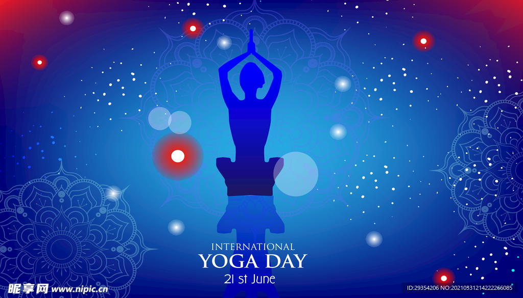 彩色瑜伽图形图片