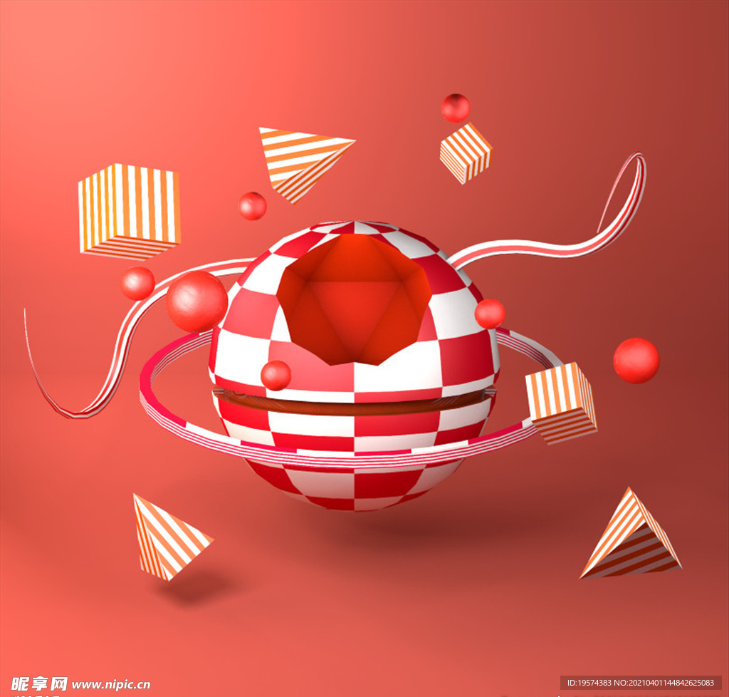 c4d模型psd格式电商展台