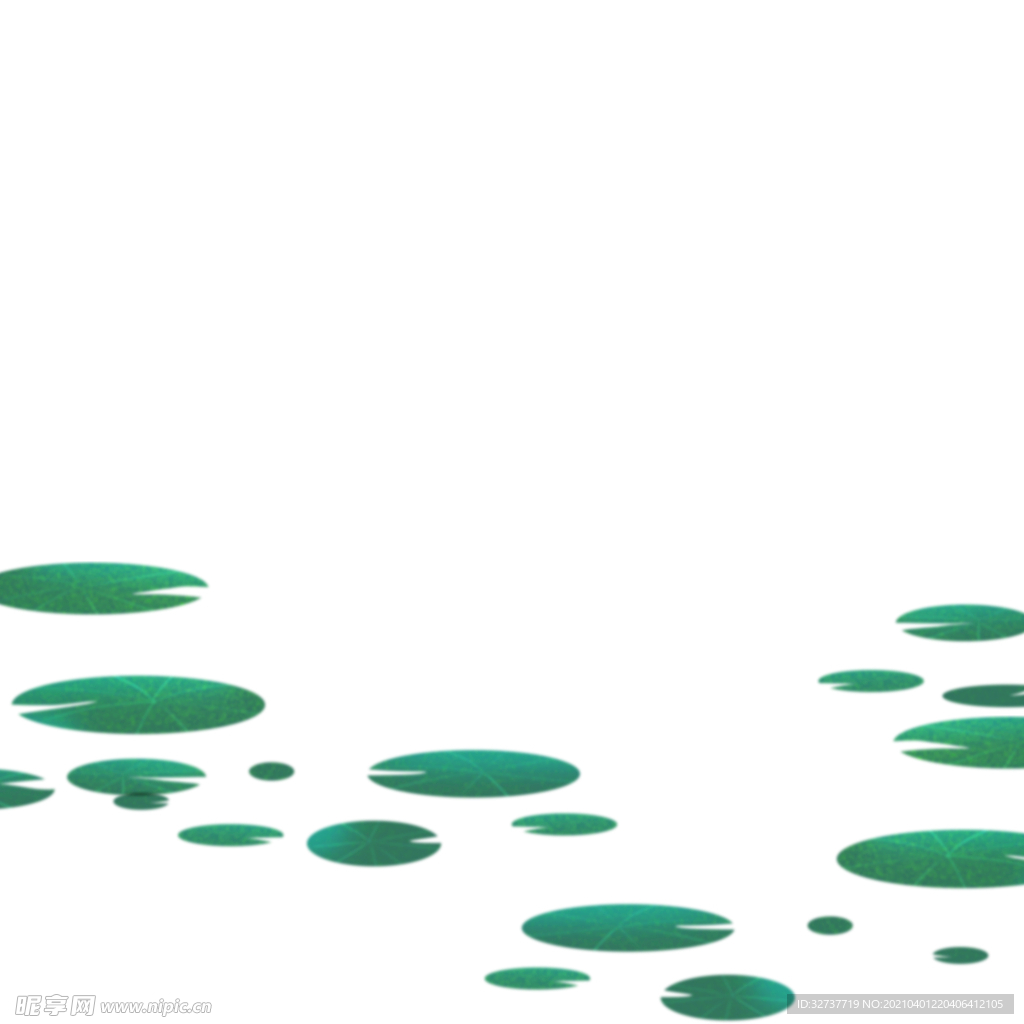 插画节气春夏植物绿色元素