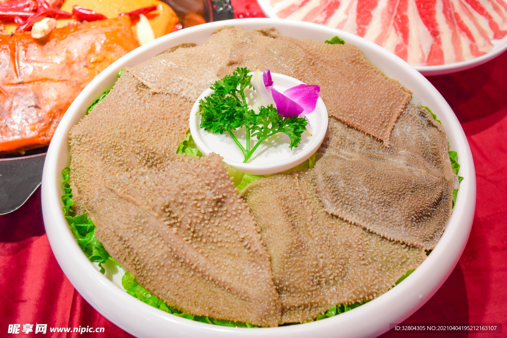 鲜毛肚