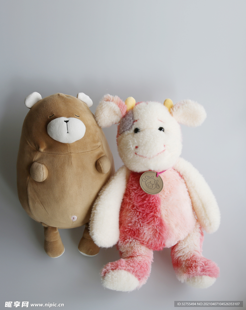 毛绒玩具 小熊 小牛