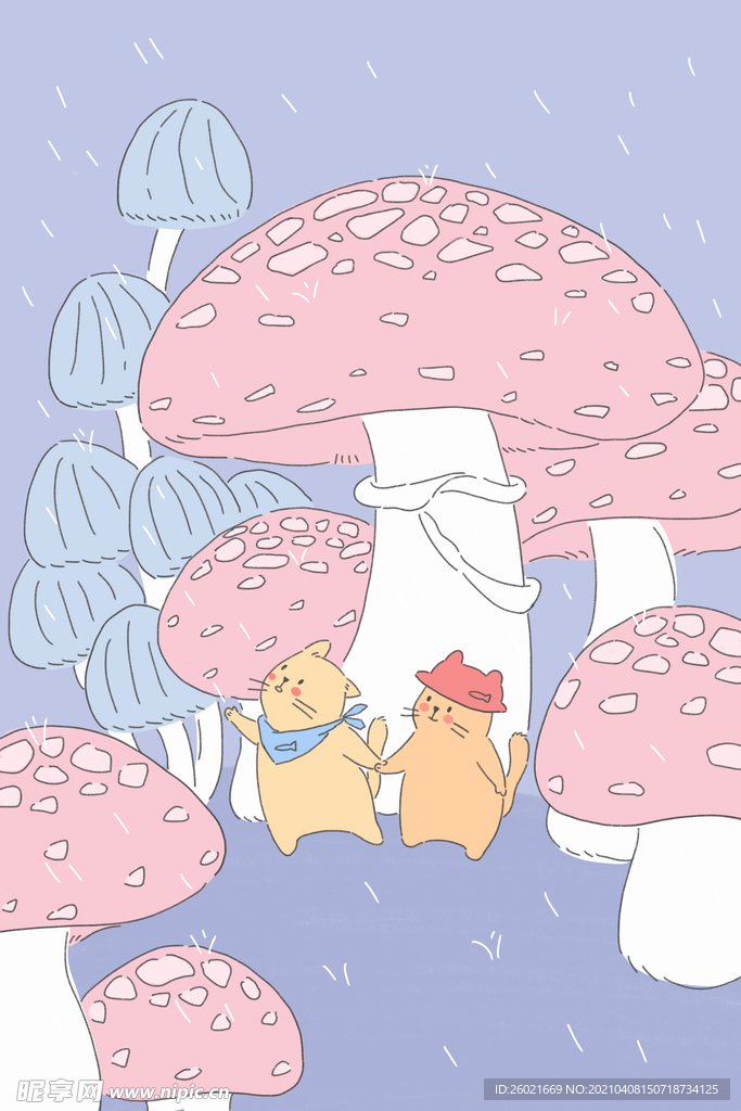 清明节手绘插画设计