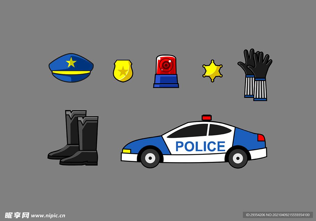 警车图片