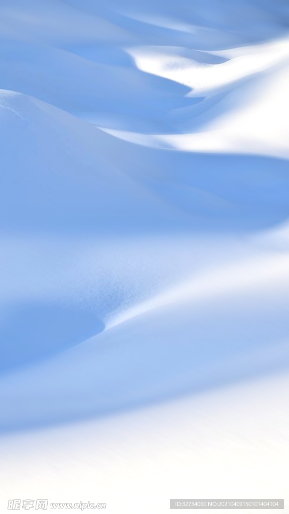 蓝色雪山背景图