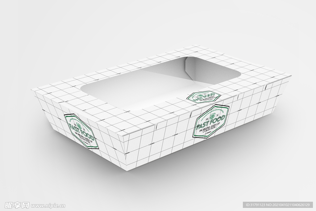 快餐盒样机