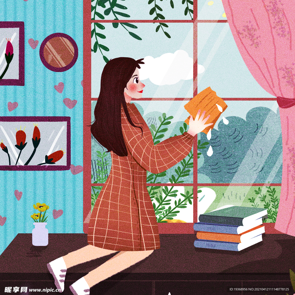 五一劳动节插画