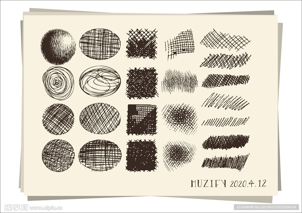 20款入线条笔记手绘稿