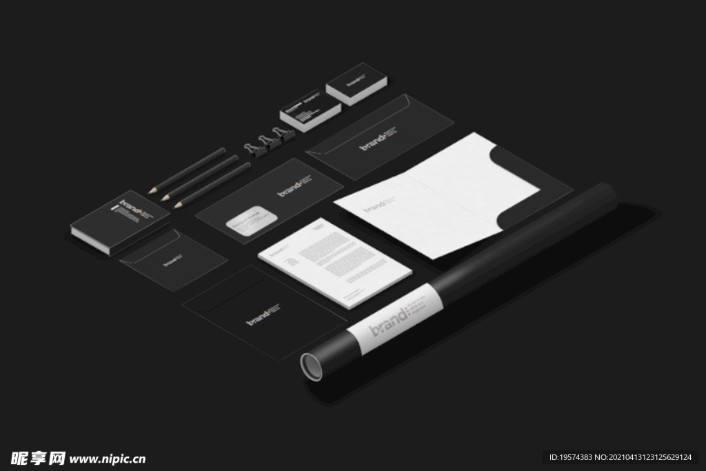 名片办公纸桶信封夹子