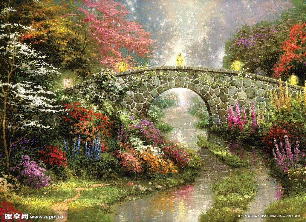 托马斯 风景 油画 装饰画 抽