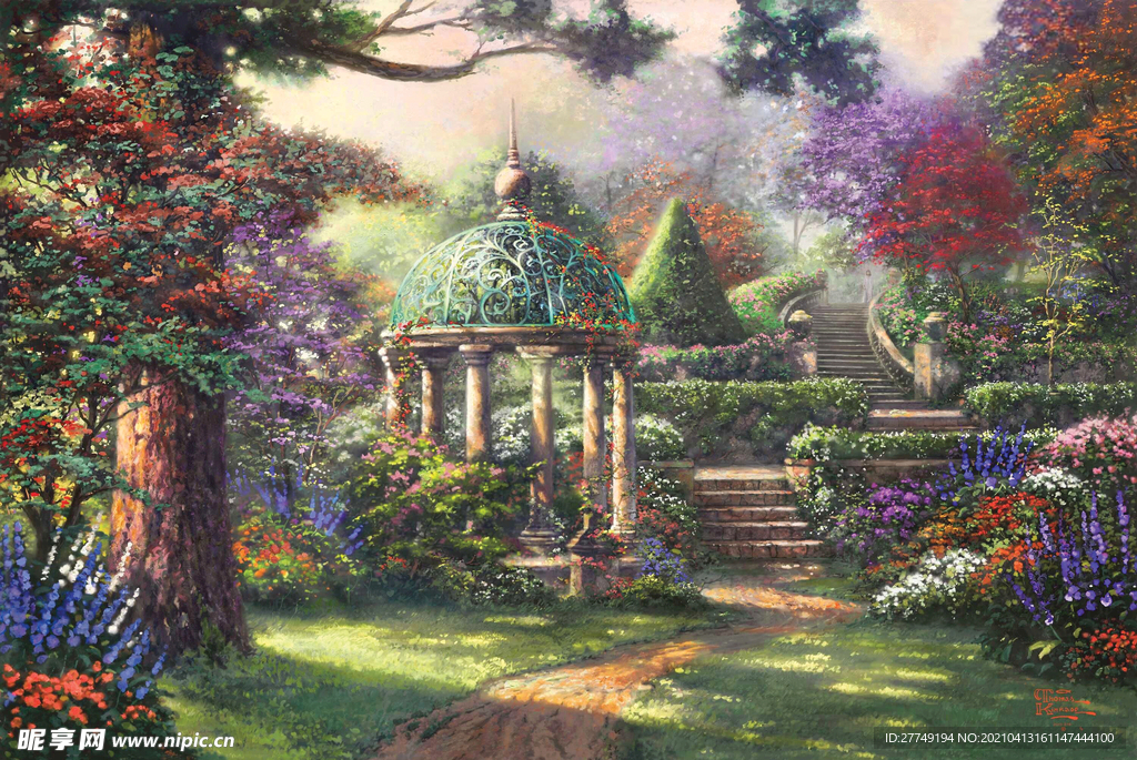 托马斯 油画 风景 装饰画 抽