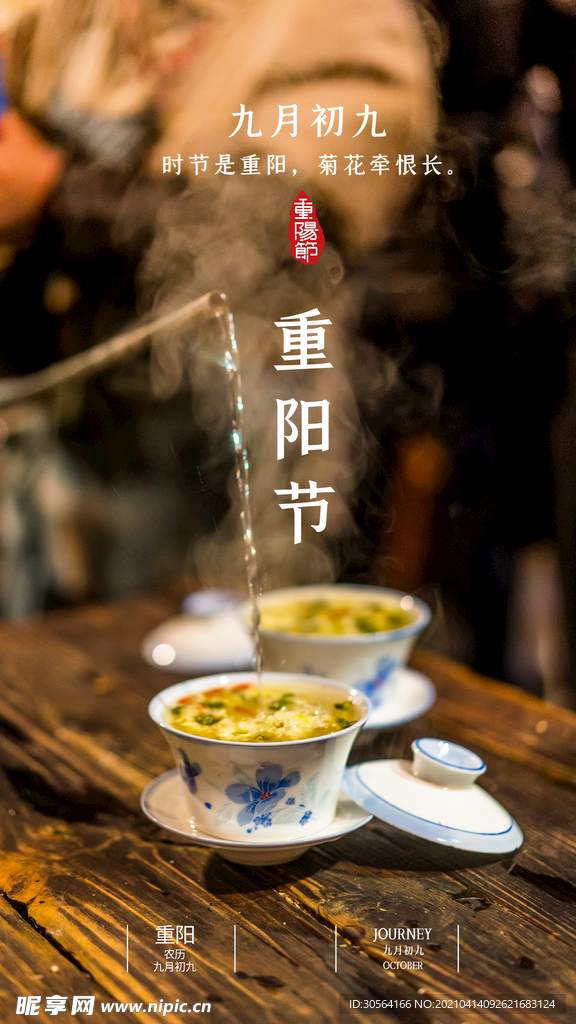 重阳节节日活动促销海报素材