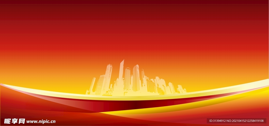 红色背景