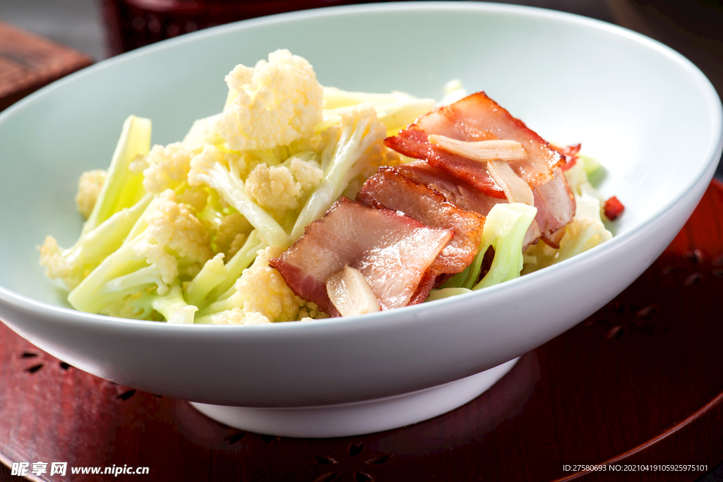 豉油焗有机花菜