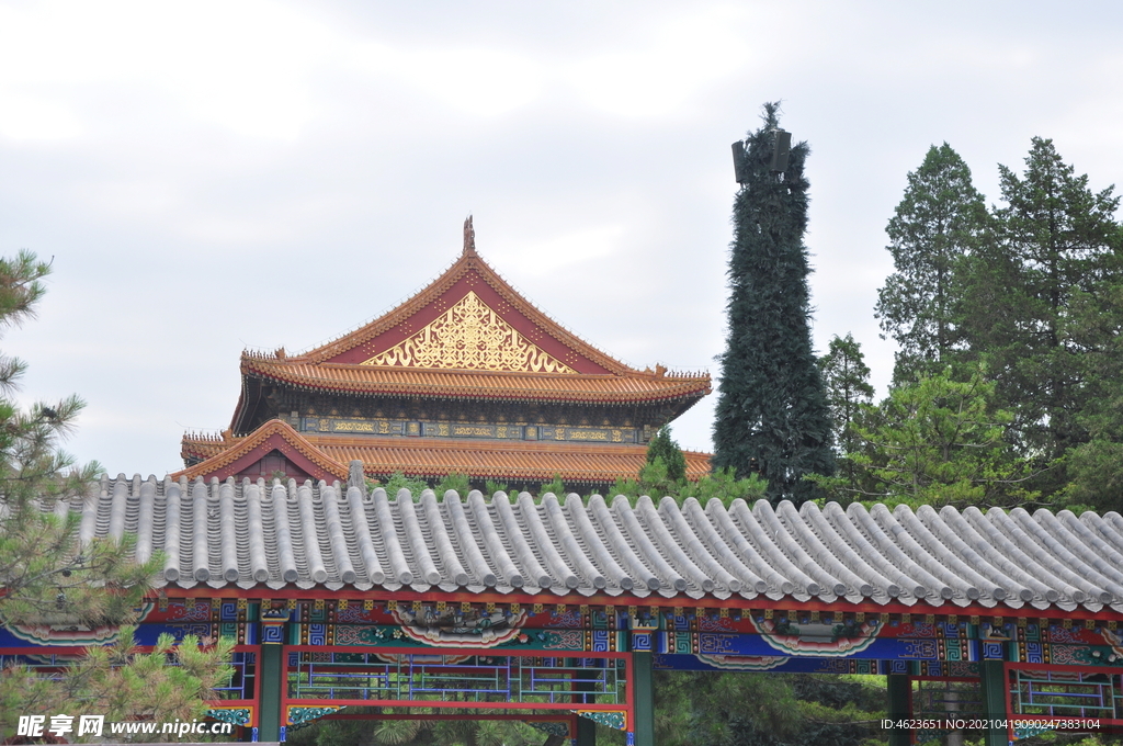 北京中山公园内古建筑