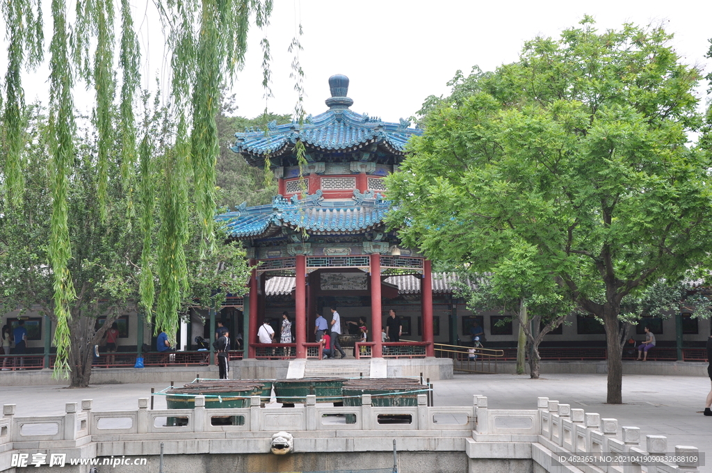 北京中山公园兰亭八柱亭