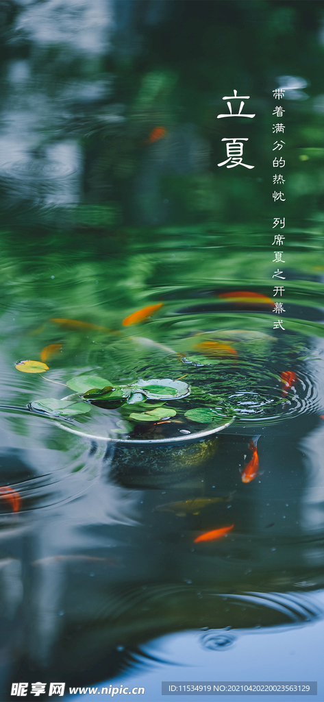 立夏节气海报