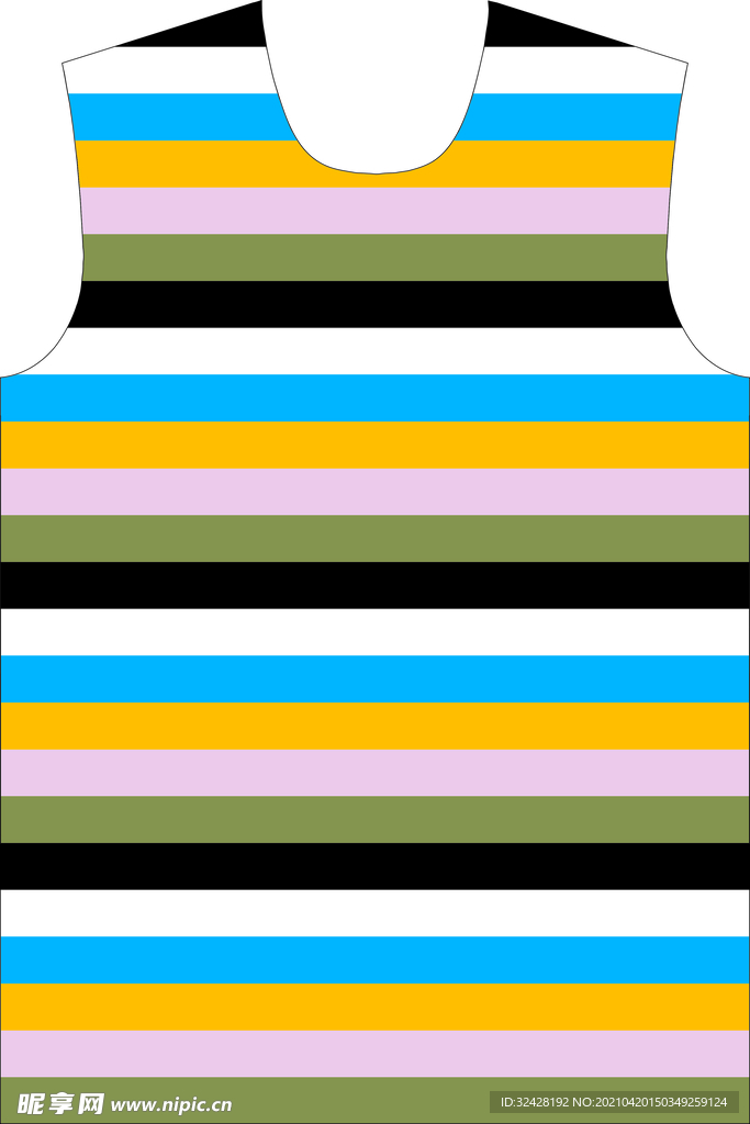 条纹 印花 分层