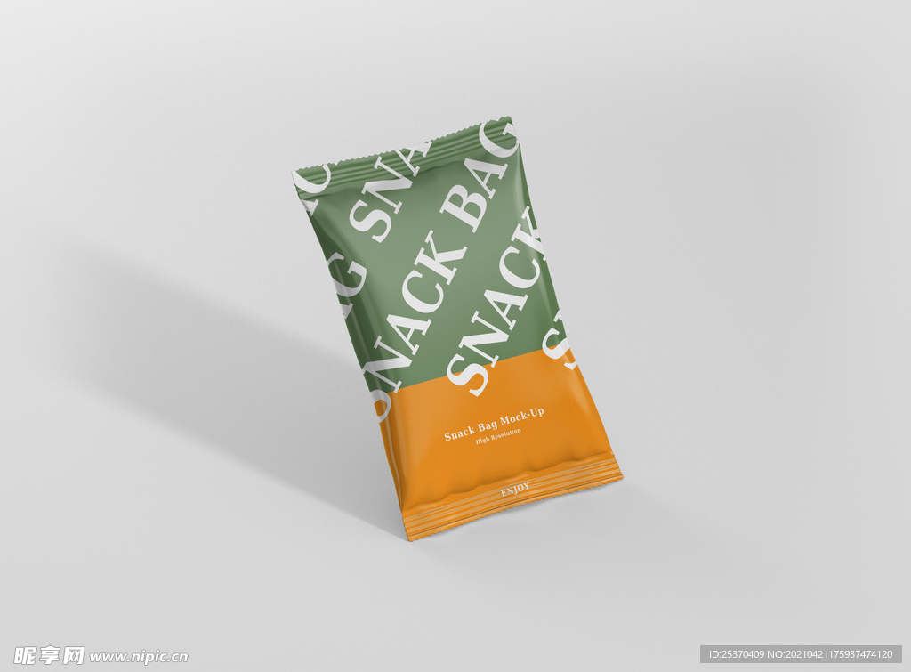 膨化食品智能样机贴图