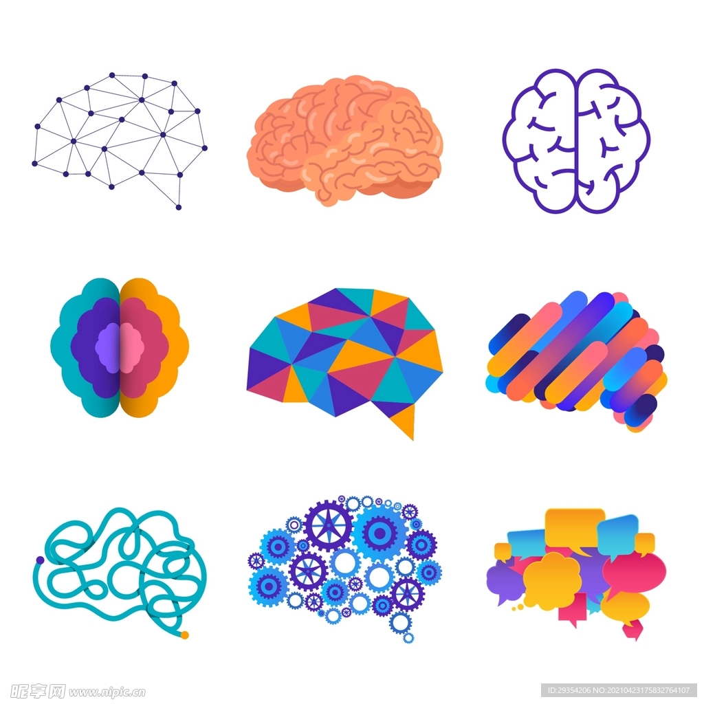 创意大脑设计图片