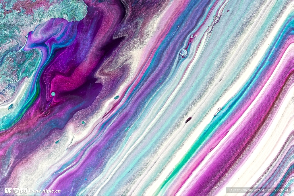 抽象油画笔触流体渐变背景