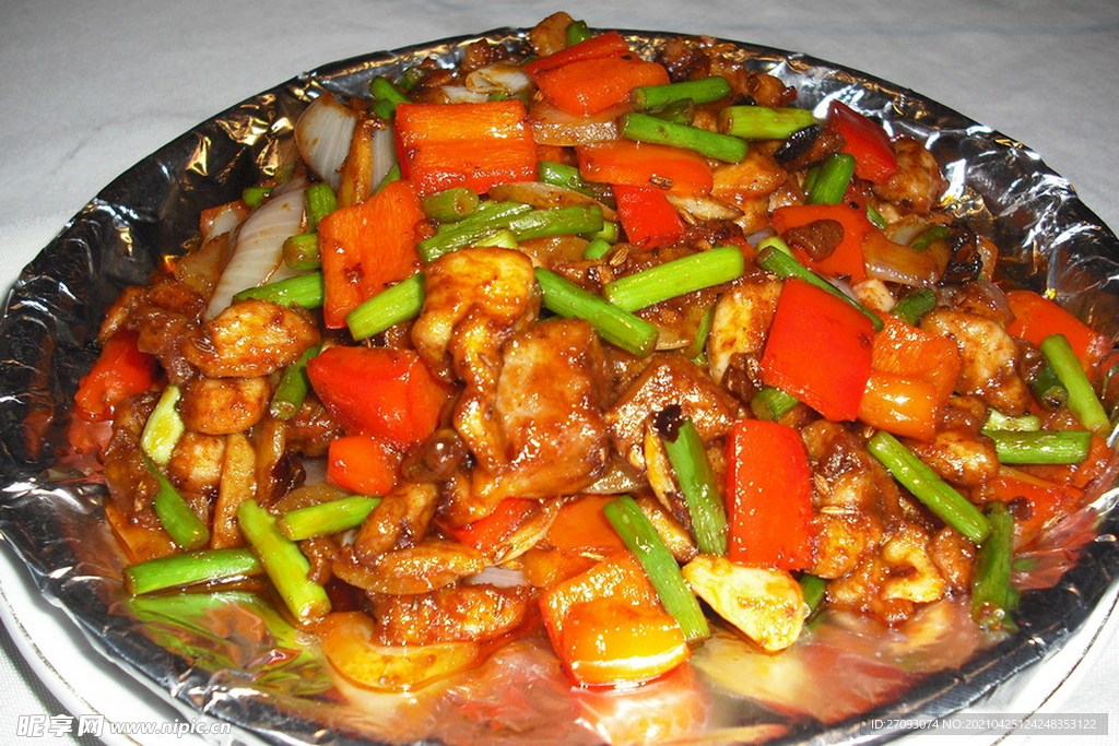 铁板鸡丁