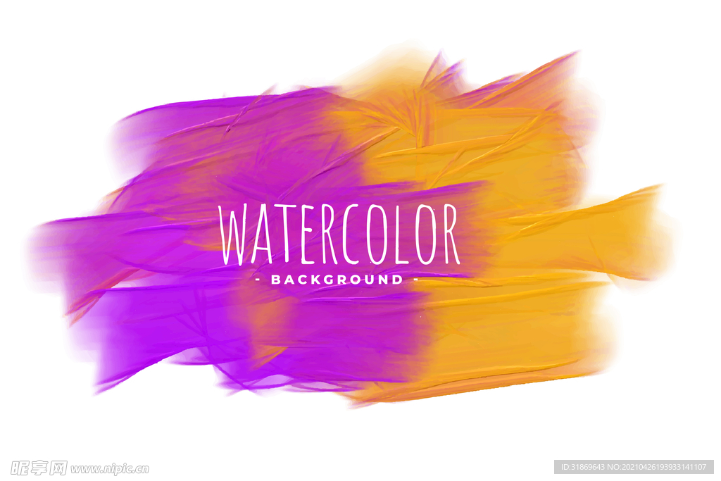 笔刷 展板背景模板      