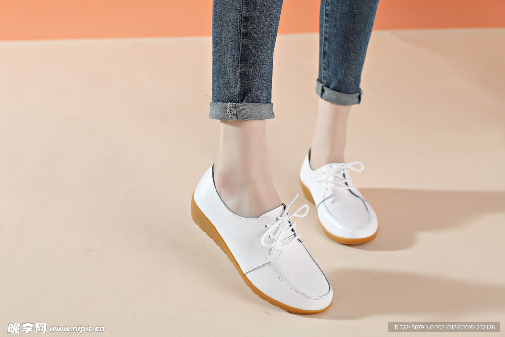 小皮鞋 平跟单鞋 时尚 韩版女