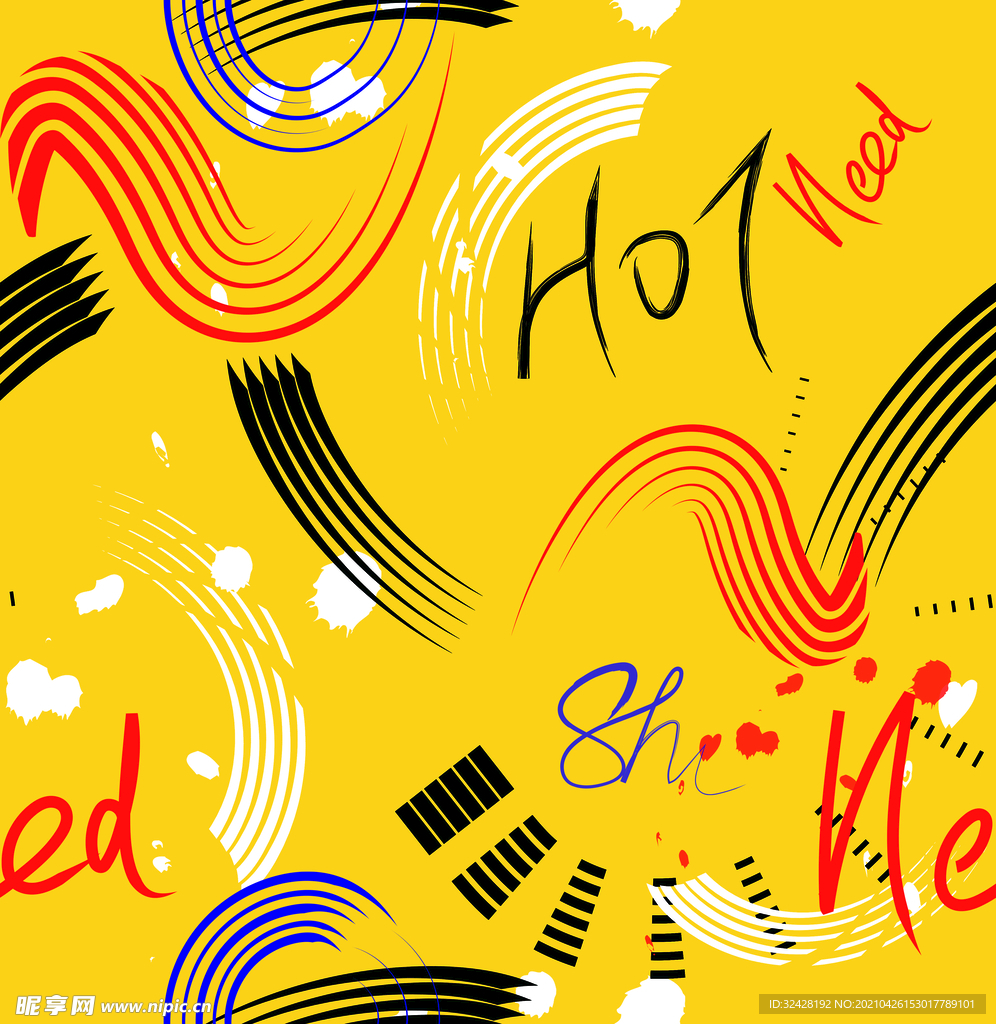 大牌花型 高清分层 无缝衔接