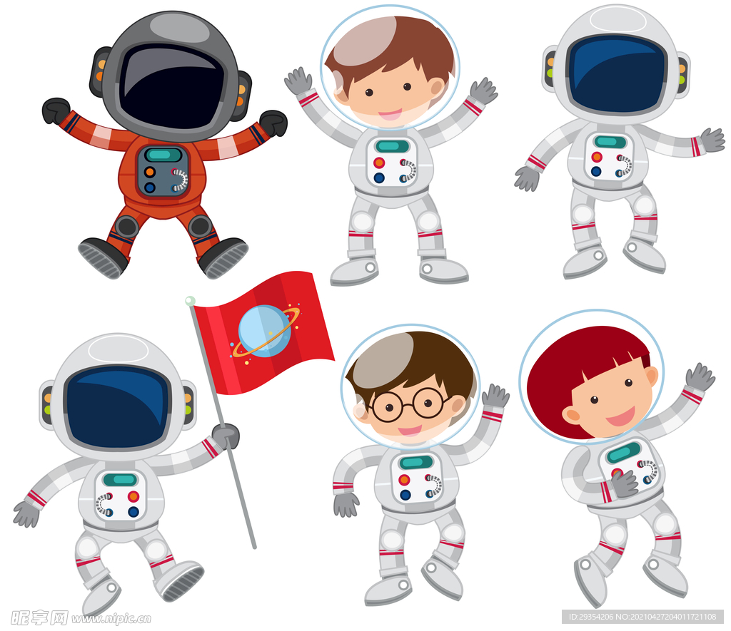 卡通宇宙太空图片